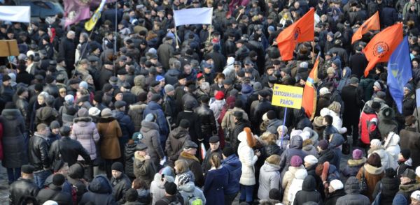 Пікетування Верховної ради 23 грудня 2014